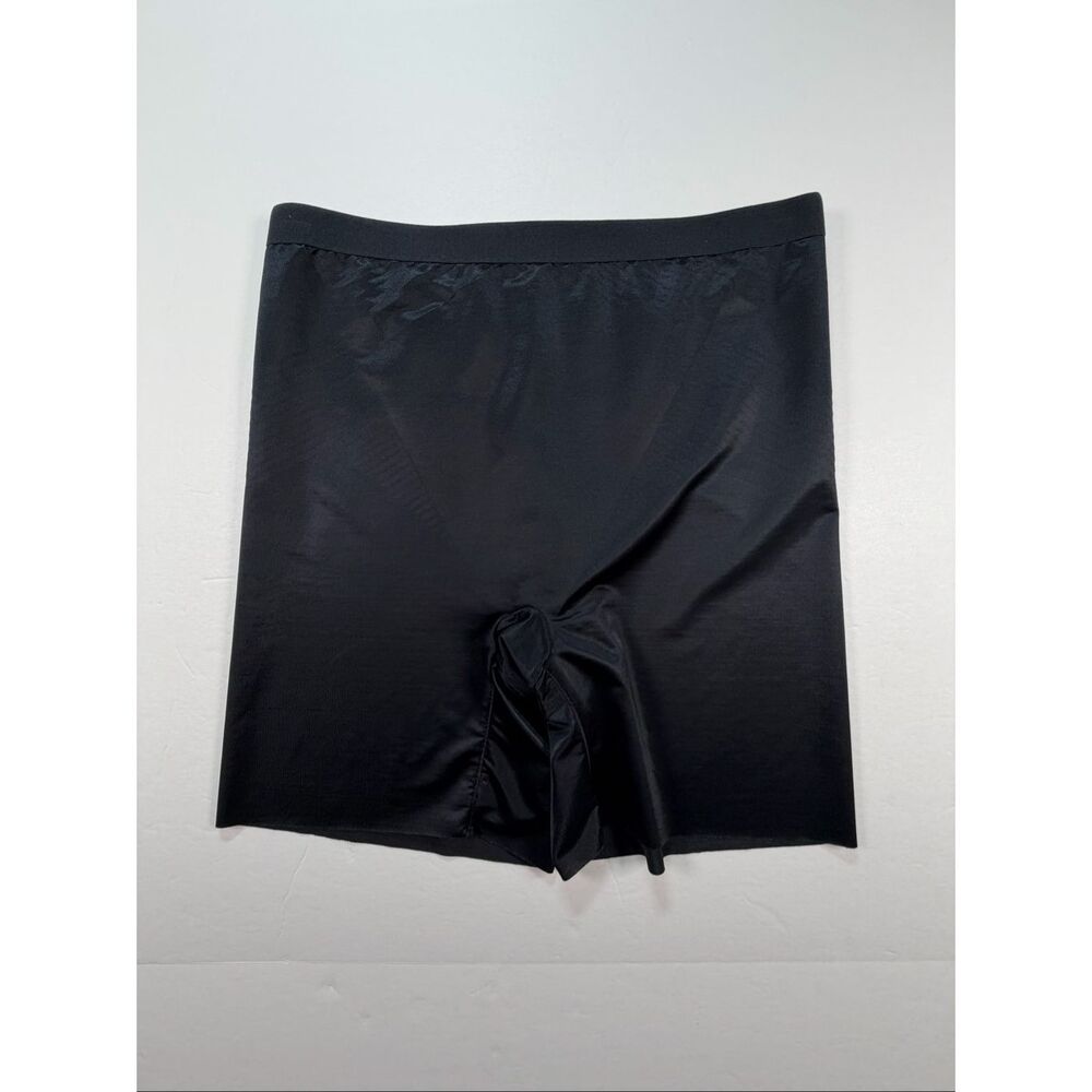 SPANX Thinstincts 2.0 Mid Thigh Shapewear Shorts Black Size Large Slimming